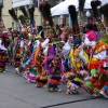 Danza afrocaribeña de Bermudas, los Gombeys en acción. Foto Flickr de skipin2insanity